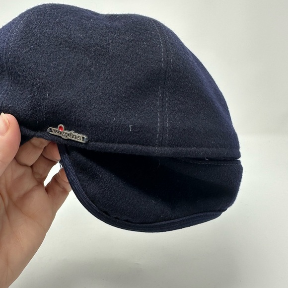 Classic Navy Blue Men's Hat by Wigens - Picture 2 of 6